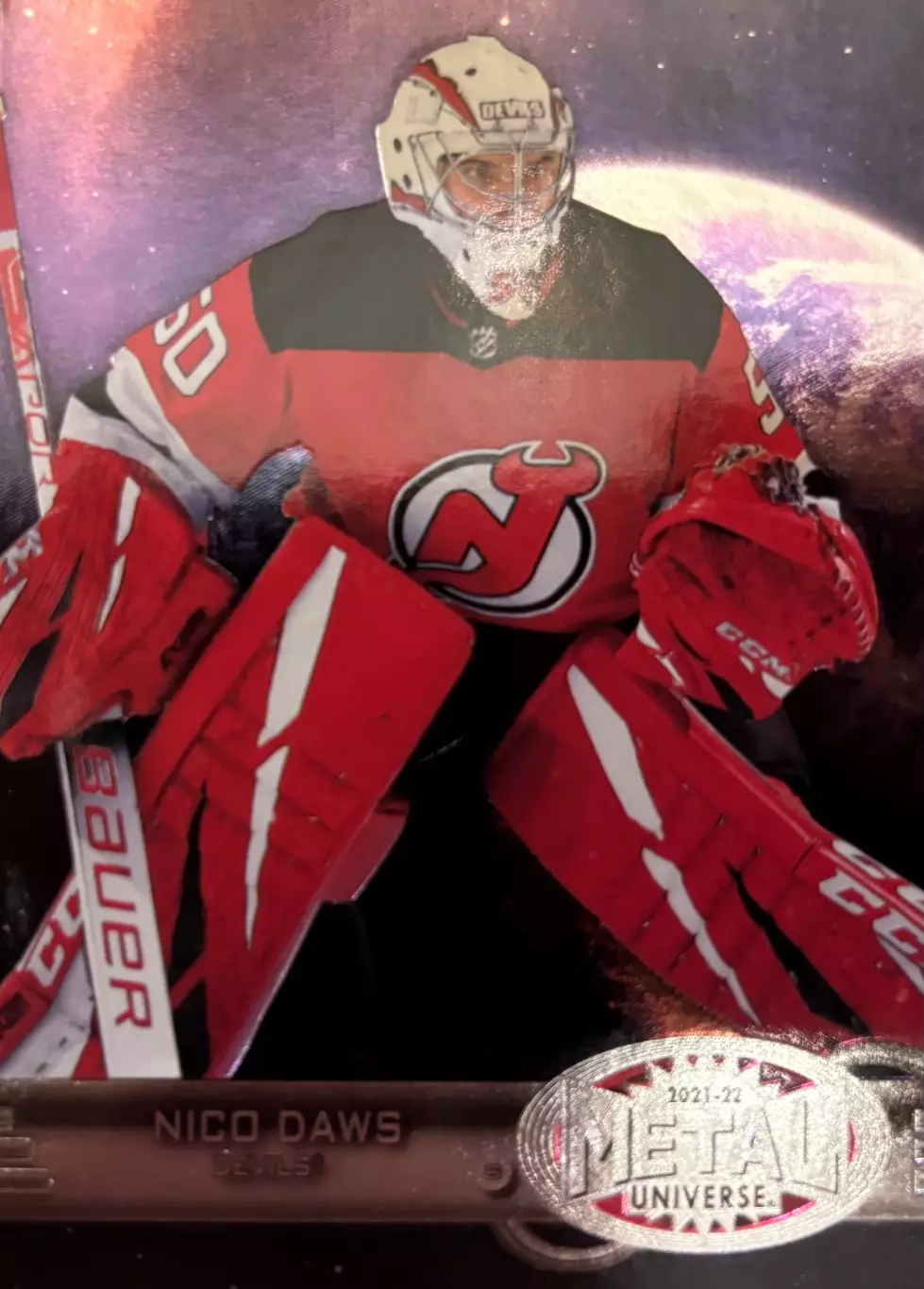 Хоккей. Карточка Nico Daws-Нико Доус New Jersey Devils/Нью-Джерси Девилз НХЛ/NHL