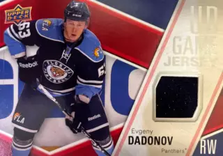 Карточка Евгений Дадонов Florida Panthers/Флорида, СКА, Трактор, Донбасс НХЛ-КХЛ