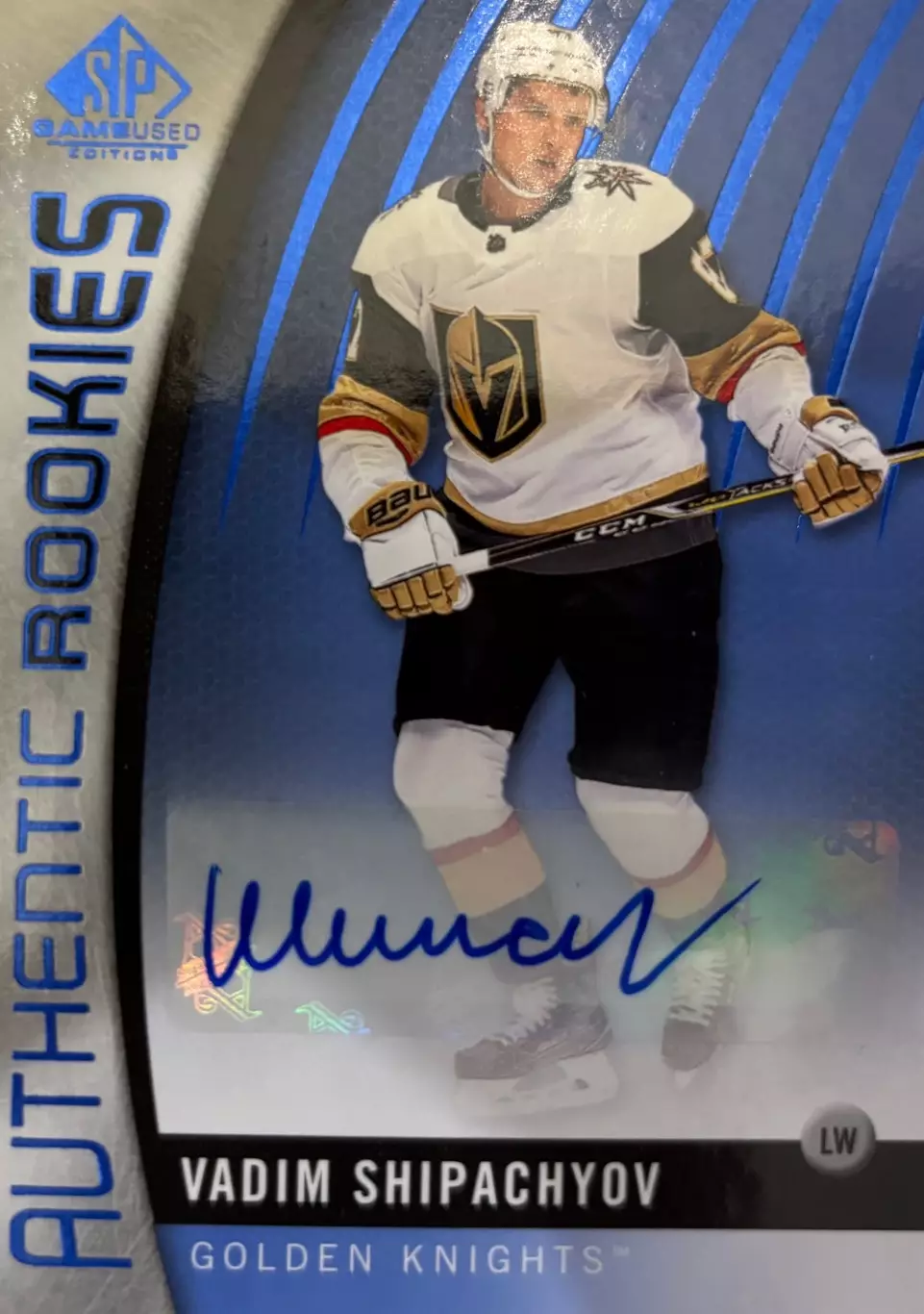 Карточка Вадим Шипачев Vegas Golden Knights, Динамо Москва, Минск, СКА НХЛ/КХЛ