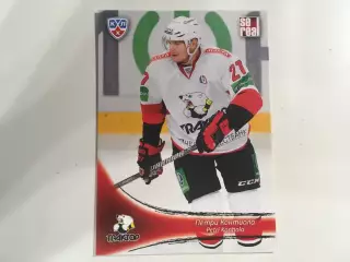 Хоккей. Карточка Петри Контиола Трактор Челябинск КХЛ/KHL сезон 2013-2014