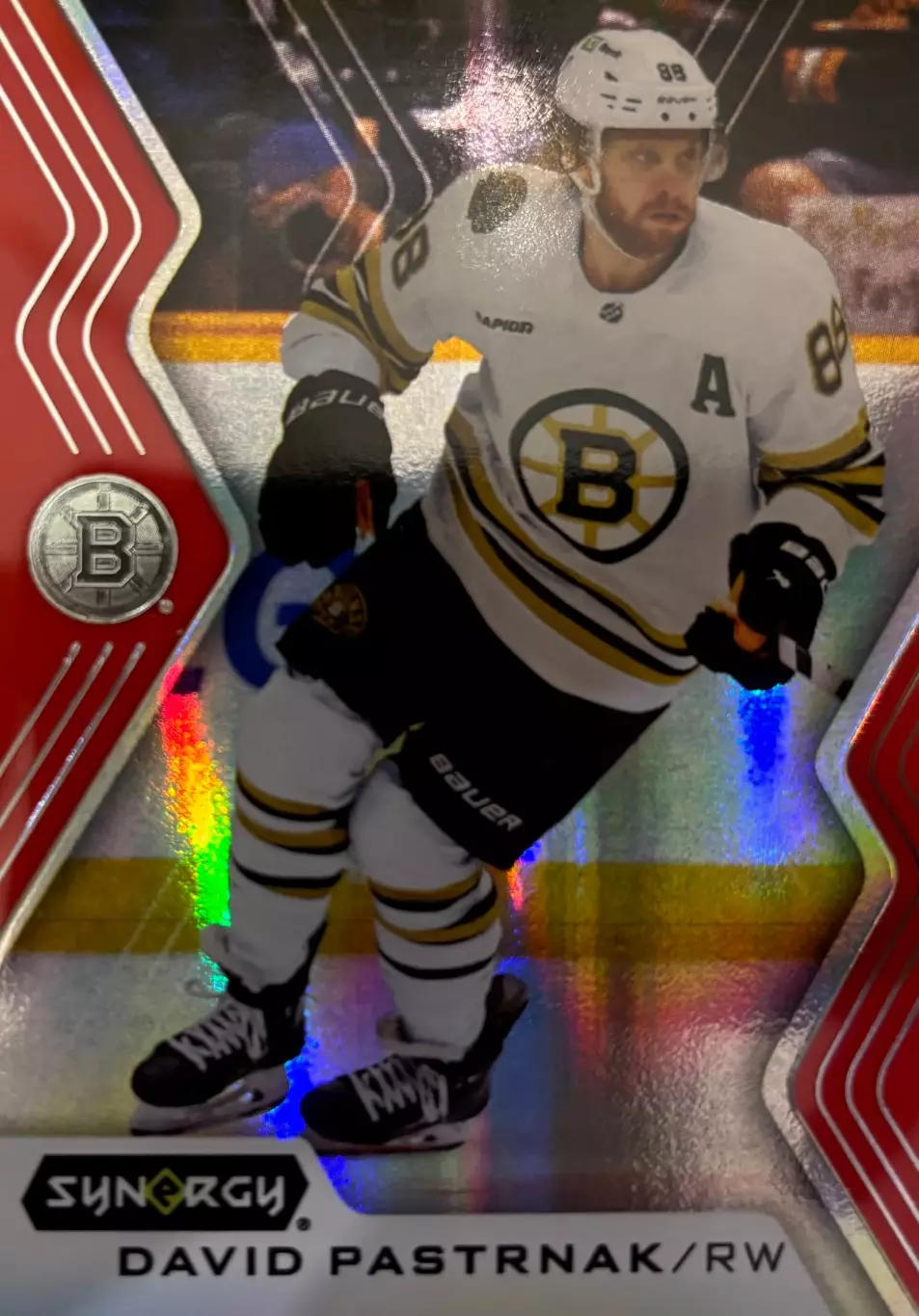 Хоккей. Карточка David Pastrnak/Давид Пастрняк Boston Bruins/Бостон НХЛ NHL