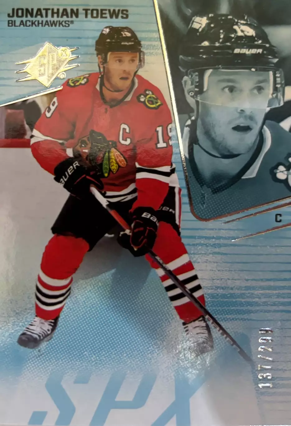 Хоккей. Карточка Jonathan Toews-Джонатан Тэйвз Chicago Blackhawks/Чикаго НХЛ NHL