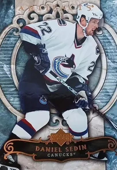 Хоккей. Карточка Daniel Sedin-Даниэль Седин Vancouver Canucks-Ванкувер НХЛ-NHL