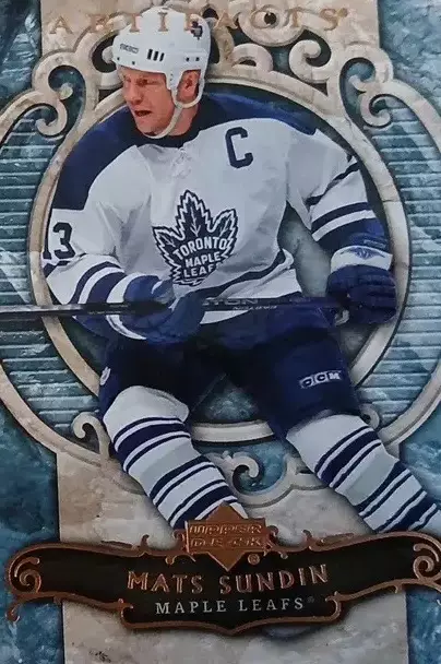 Хоккей. Карточка Mats Sundin - Матс Сундин Toronto Maple Leafs - Торонто НХЛ/NHL