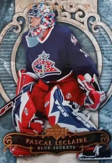 Карточка Pascal Leclaire-Паскаль Леклер Columbus Blue Jackets - Коламбус НХЛ/NHL
