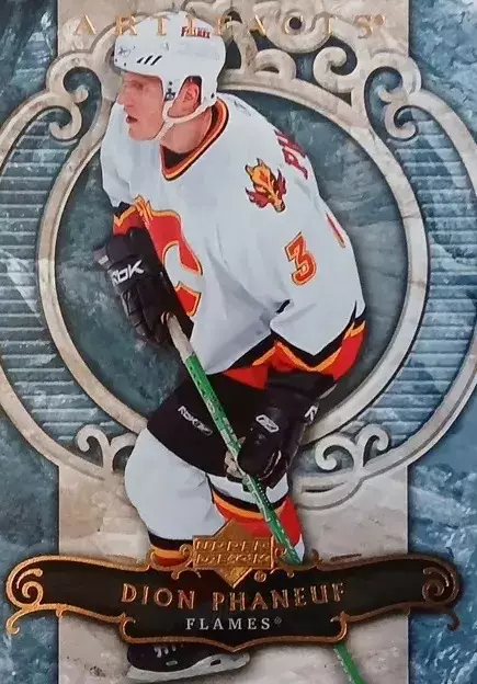 Хоккей. Карточка Dion Phaneuf-Дион Фанеф Calgary Flames-Калгари Флэймз НХЛ-NHL