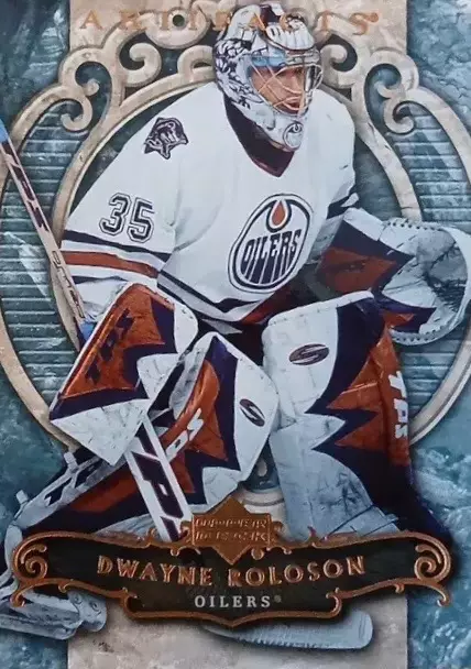 Хоккей. Карточка Dwayne Roloson-Дуэйн Ролосон Edmonton Oilers - Эдмонтон НХЛ/NHL