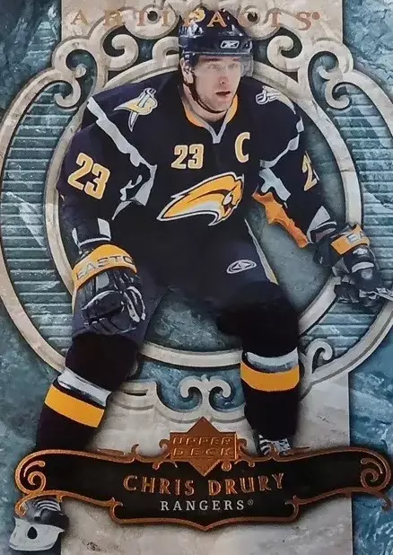 Хоккей Карточка Chris Drury - Крис Друри New York Rangers/Buffalo Sabres НХЛ/NHL