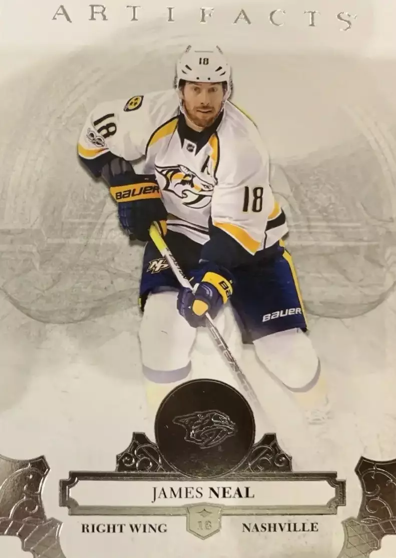 Хоккей. Карточка James Neal - Джеймс Нил Nashville Predators - Нэшвилл НХЛ/NHL