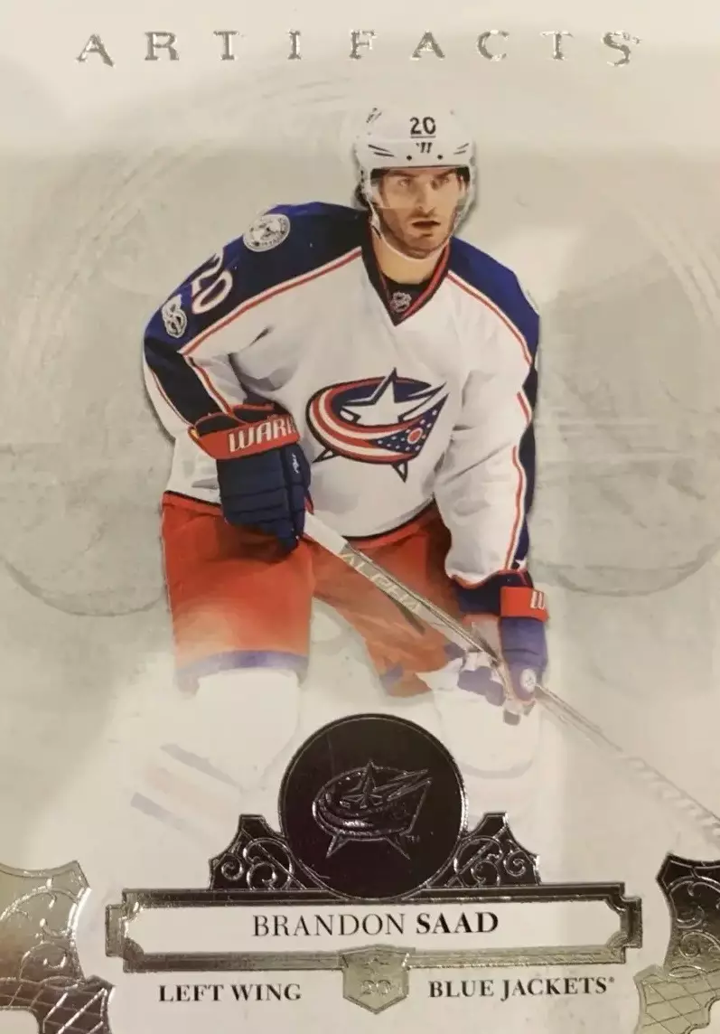 Хоккей Карточка Brandon Saad-Брэндон Саад Columbus Blue Jackets-Коламбус НХЛ/NHL