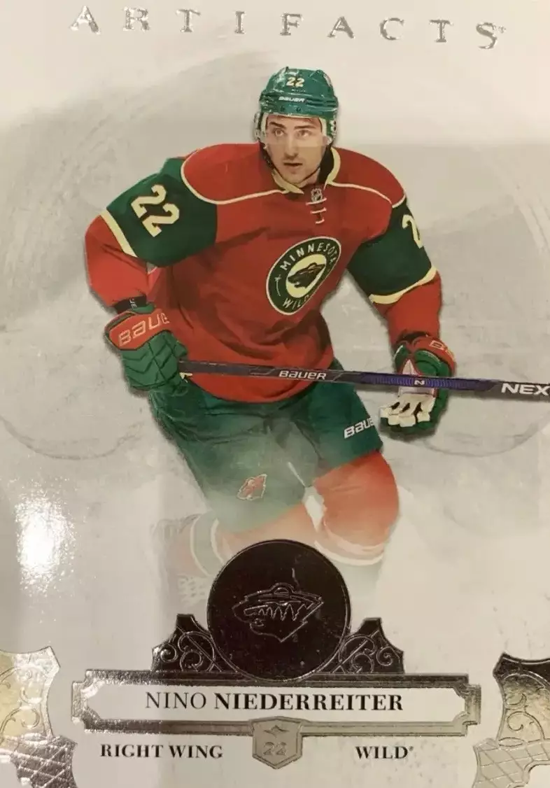 Карточка Nino Niederreiter-Нино Нидеррайтер Minnesota Wild-Миннесота НХЛ/NHL
