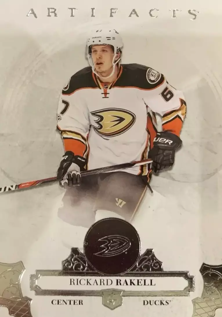 Хоккей Карточка Rickard Rakell-Рикард Ракелль Anaheim Ducks-Анахайм Дакс НХЛ-NHL
