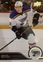 Хоккей. Карточка David Backes/Дэвид Бэкес St. Louis Blues/Сент-Луис Блюз НХЛ-NHL