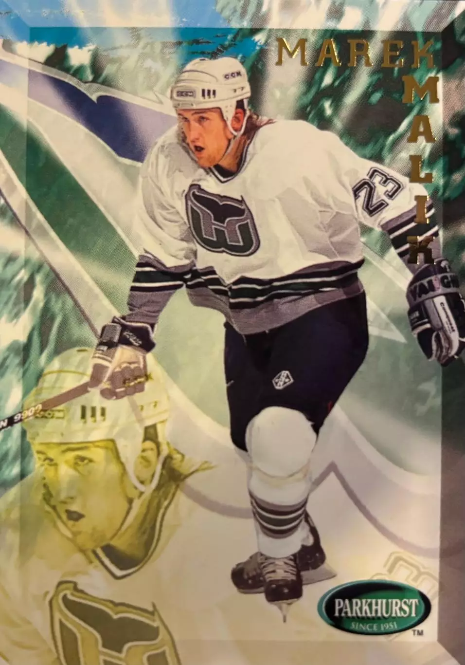 Хоккей. Карточка Marek Malik - Марек Малик Hartford Whalers - Хартфорд НХЛ/NHL