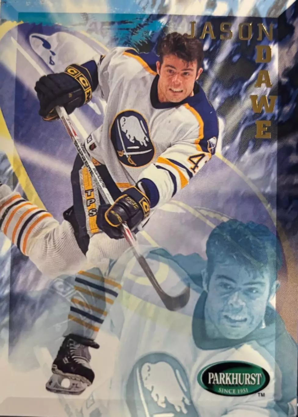 Хоккей. Карточка Jason Dawe-Джейсон Доу Buffalo Sabres - Баффало Сейбрз НХЛ/NHL