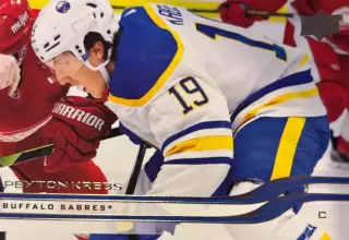 Хоккей. Карточка Peyton Krebs-Пейтон Кребс Buffalo Sabres-Баффало Сейбрз НХЛ/NHL