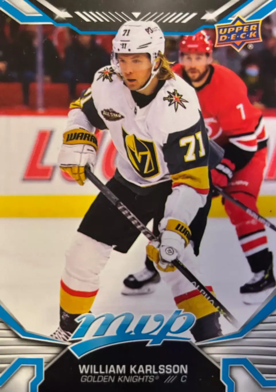 Карточка William Karlsson - Вильям Карлссон Vegas Golden Knights - Вегас НХЛ/NHL