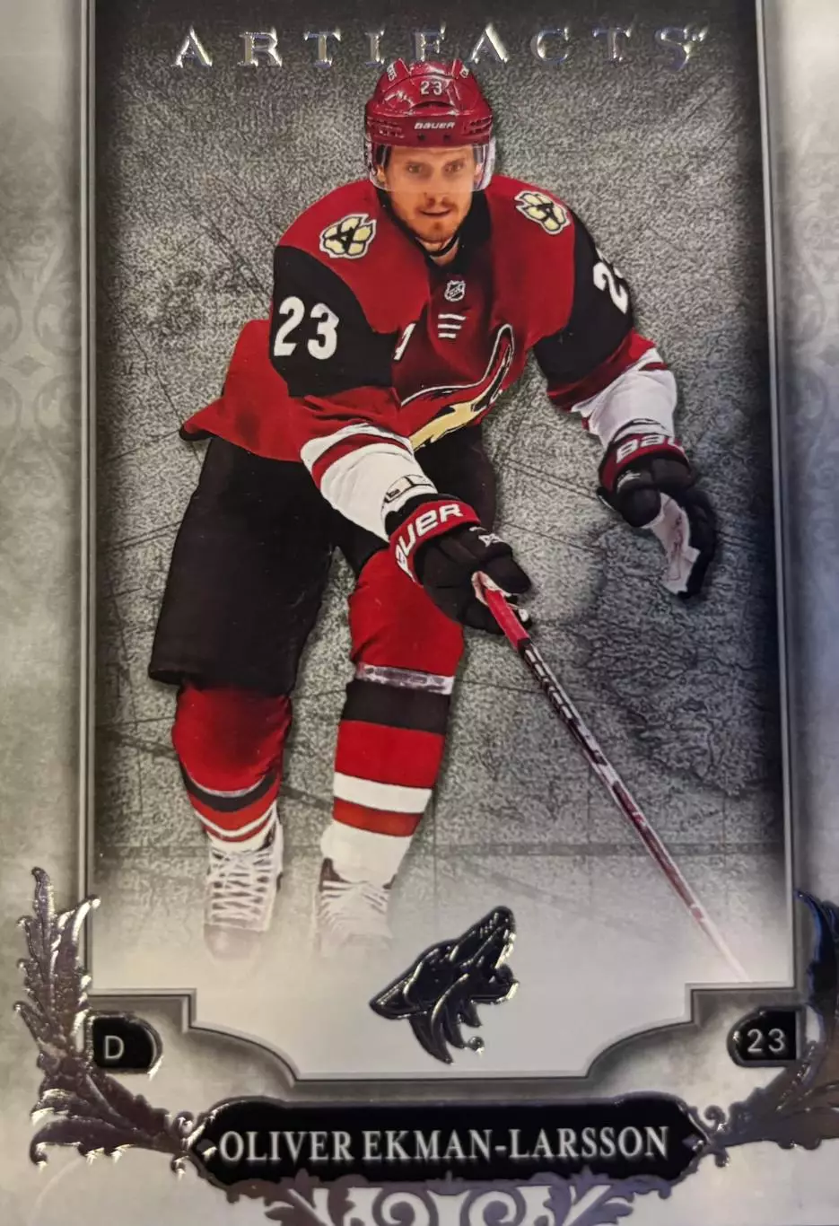 Карточка Ekman-Larsson / Оливер Экман-Ларссон Arizona Coyotes - Аризона НХЛ/NHL