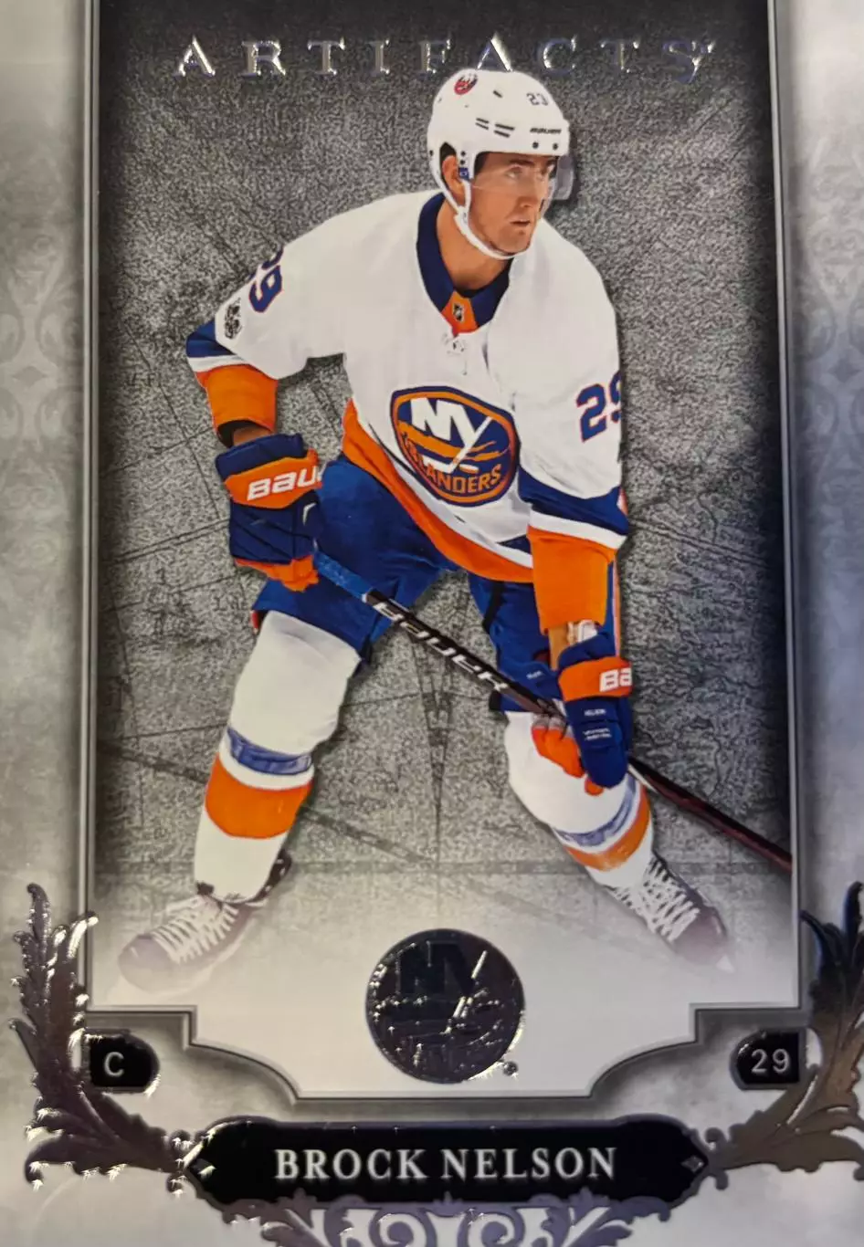Хоккей. Карточка Brock Nelson/Брок Нельсон New York Islanders/Айлендерс НХЛ/NHL