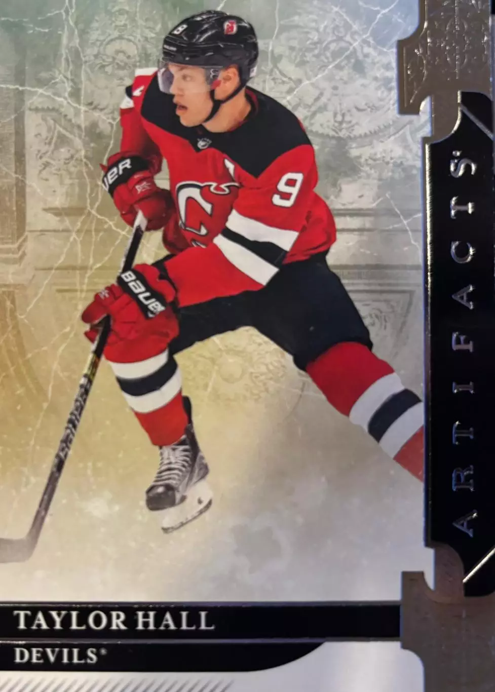 Хоккей. Карточка Taylor Hall - Тэйлор Холл New Jersey Devils/Нью-Джерси НХЛ/NHL