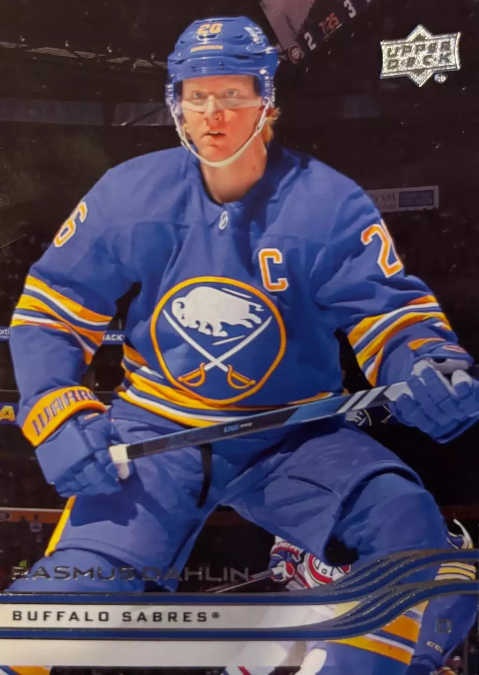 Хоккей. Карточка Rasmus Dahlin/Расмус Далин Buffalo Sabres/Баффало НХЛ/NHL