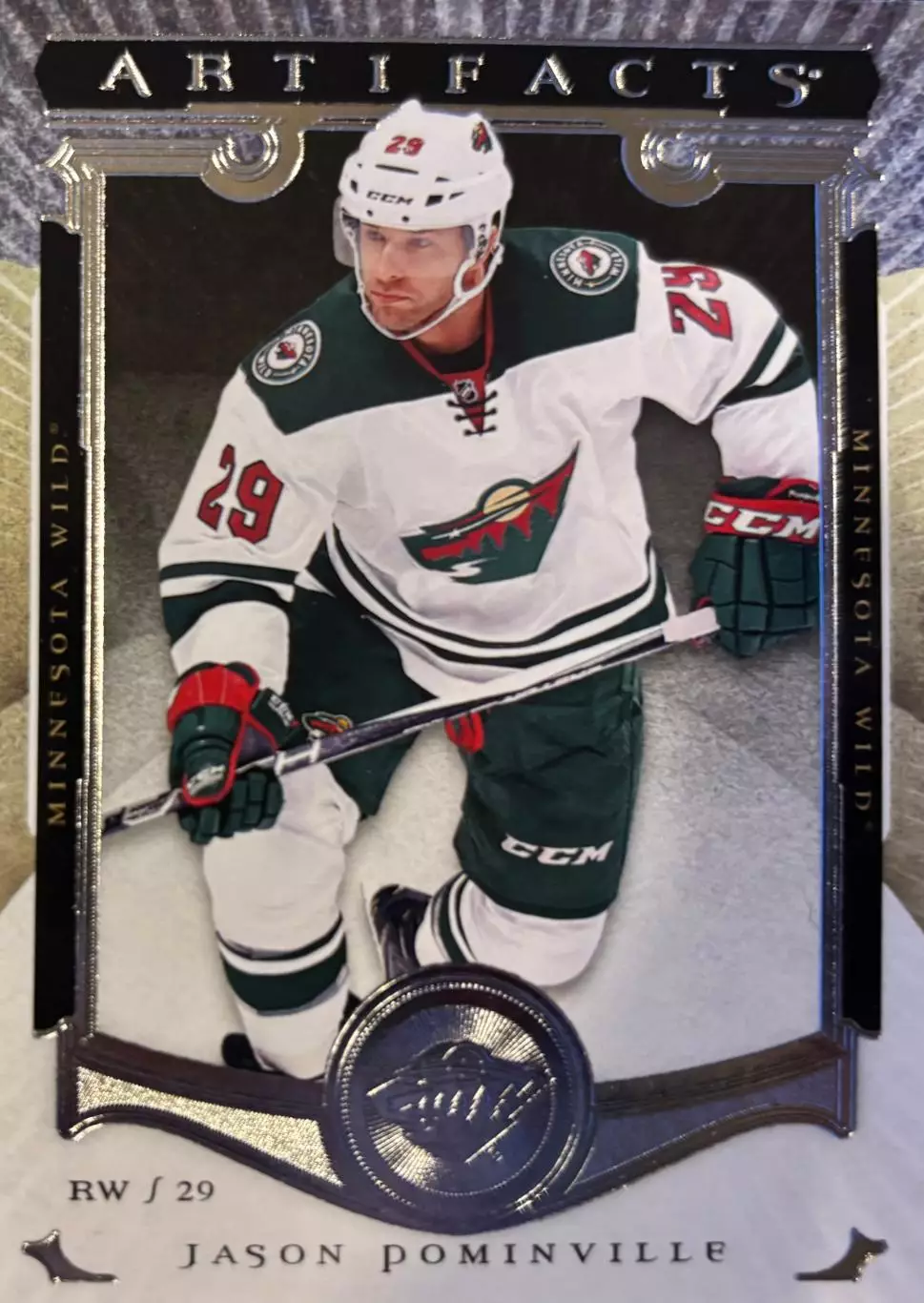 Карточка Jason Pominville - Джейсон Поминвилль Minnesota Wild-Миннесота НХЛ/NHL