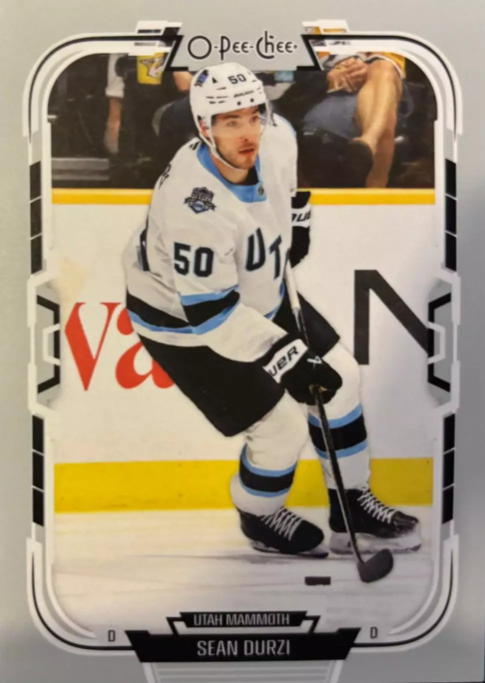 Хоккей. Карточка Sean Durzi - Шон Дурзи Utah Hockey Club - Юта Маммот НХЛ/NHL