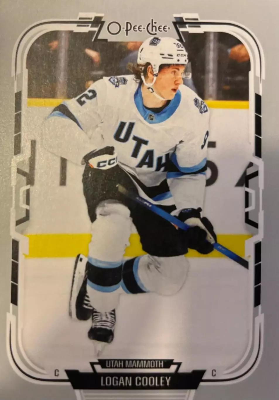Хоккей. Карточка Logan Cooley - Логан Кули Utah Hockey Club - Юта Маммот НХЛ/NHL