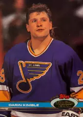 Хоккей. Карточка Darin Kimble-Дарин Кимбл St. Louis Blues/Сент-Луис Блюз НХЛ/NHL