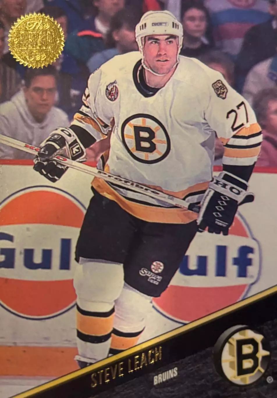 Хоккей. Карточка Steve Leach - Стефен Лич Boston Bruins - Бостон Брюинз НХЛ/NHL
