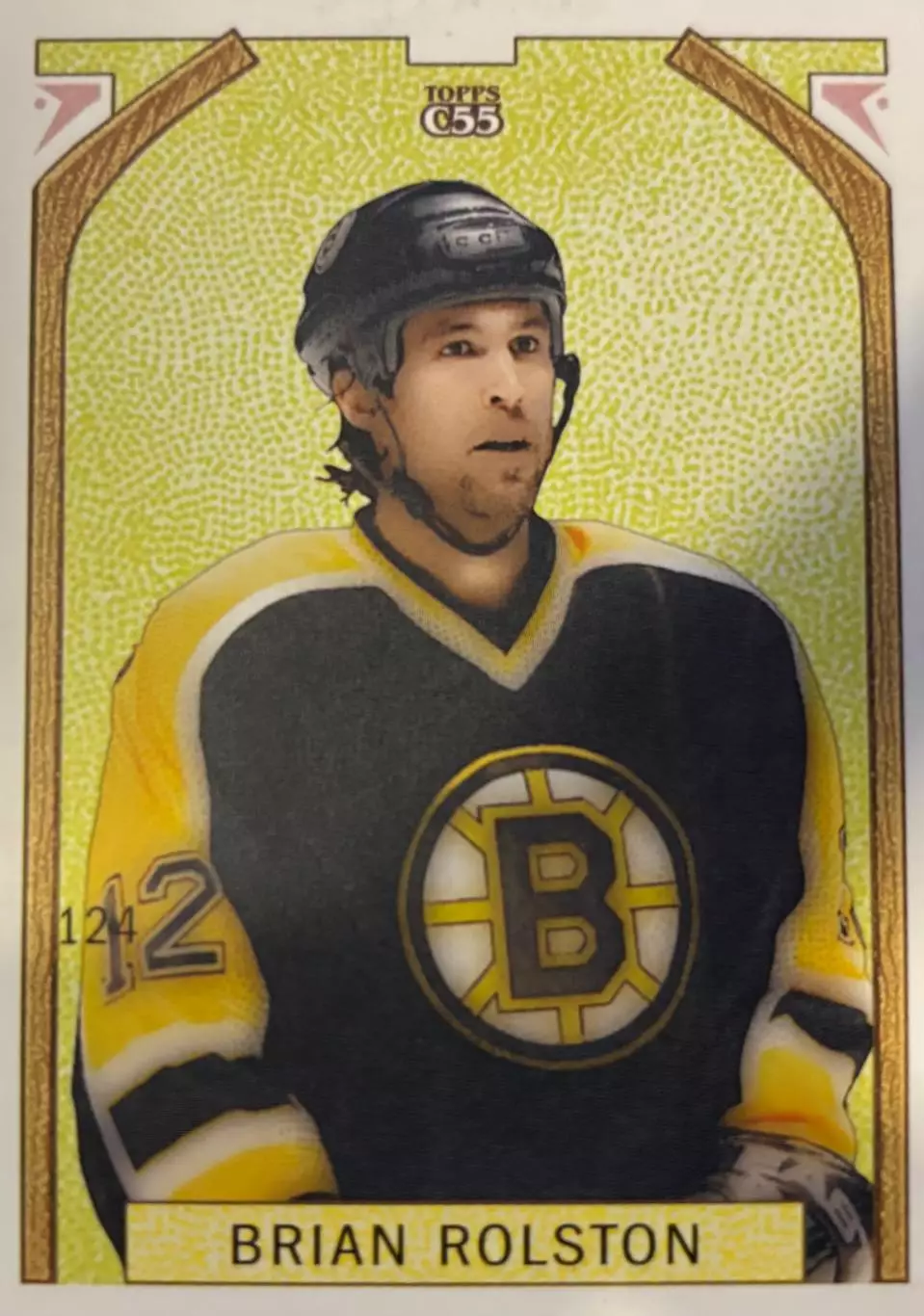 Хоккей Карточка Brian Rolston-Брайан Ролстон Boston Bruins-Бостон Брюинз НХЛ/NHL