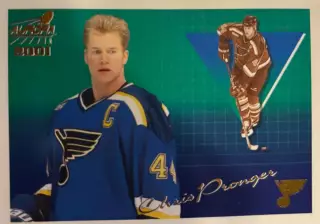 Хоккей Карточка Chris Pronger-Крис Пронгер St Louis Blues/Сент-Луис Блюз НХЛ-NHL