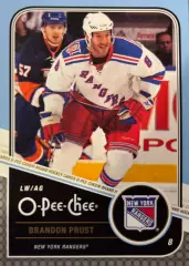 Карточка Brandon Prust-Брэндон Праст New York Rangers/Нью-Йорк Рейнджерс НХЛ/NHL