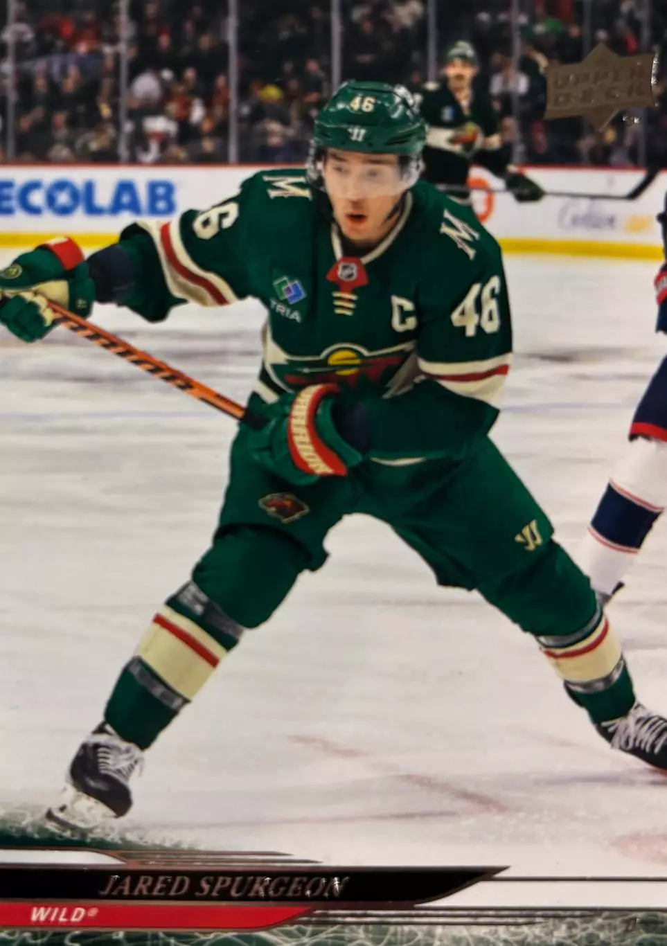 Хоккей. Карточка Jared Spurgeon-Джаред Сперджен Minnesota Wild-Миннесота НХЛ NHL
