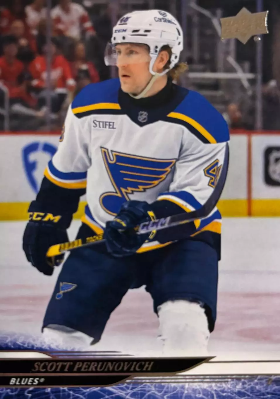 Карточка Scott Perunovich-Скотт Перунович St. Louis Blues/Сент-Луис Блюз НХЛ/NHL