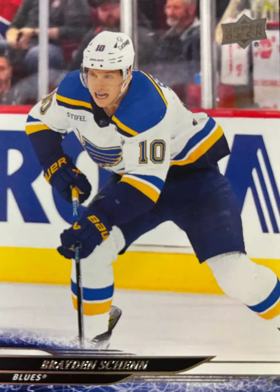 Хоккей. Карточка Brayden Schenn-Брэйден Шенн St. Louis Blues/Сент-Луис НХЛ-NHL