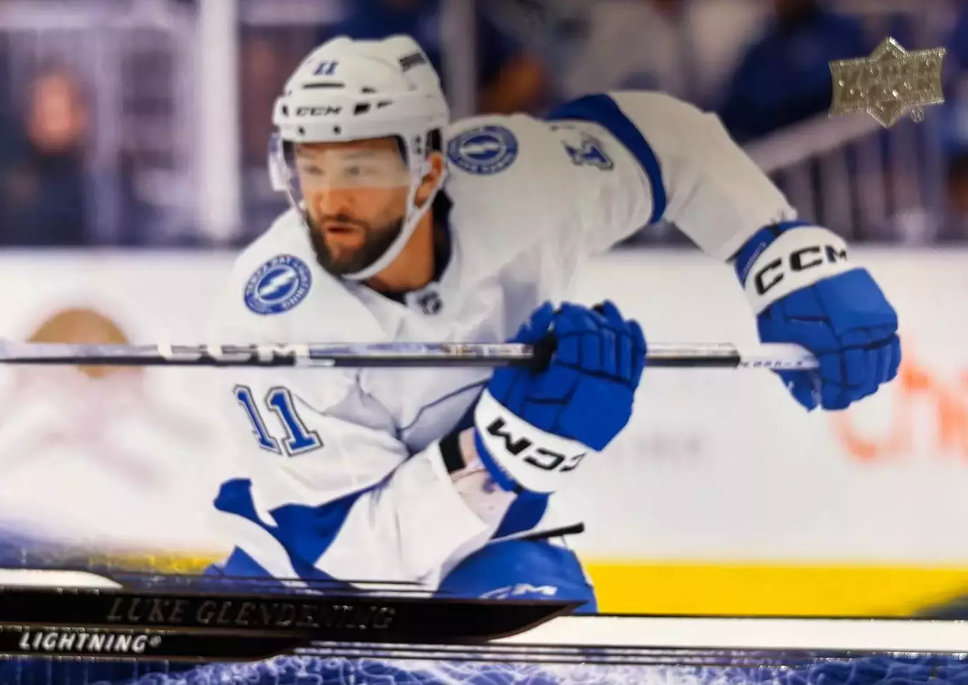 Карточка Luke Glendening - Люк Гленденинг Tampa Bay Lightning/Тампа-Бэй НХЛ/NHL