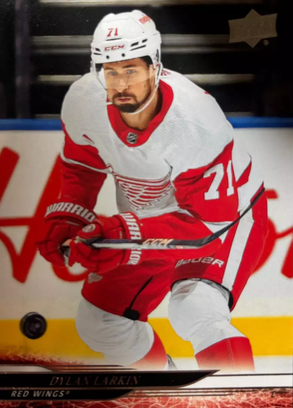 Хоккей. Карточка Dylan Larkin-Дилан Ларкин Detroit Red Wings-Детройт НХЛ-NHL