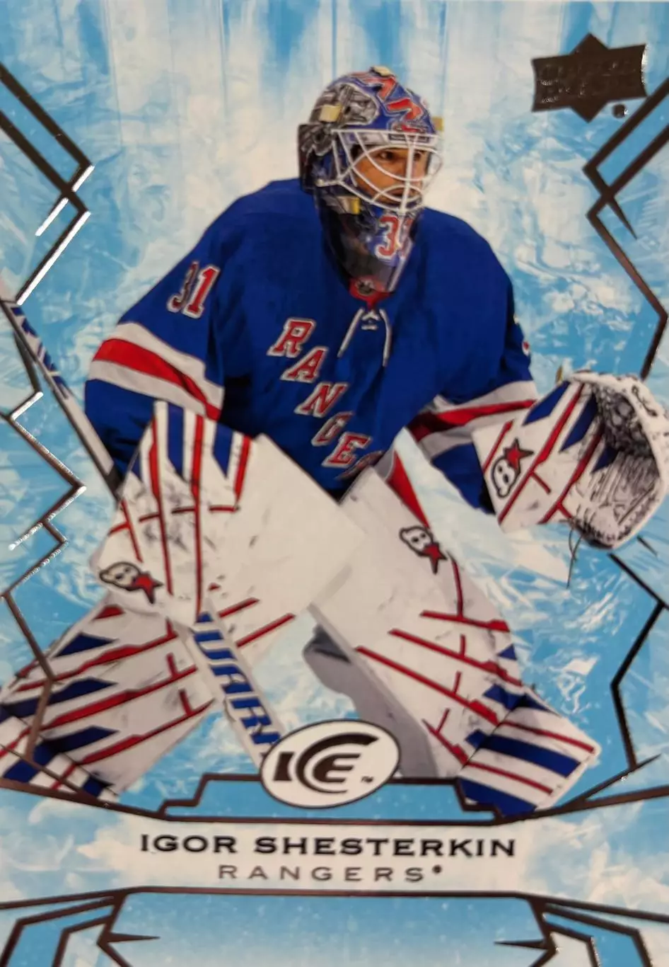 Хоккей Карточка Игорь Шестеркин New York Rangers/Рейнджерс, Спартак, СКА НХЛ/КХЛ