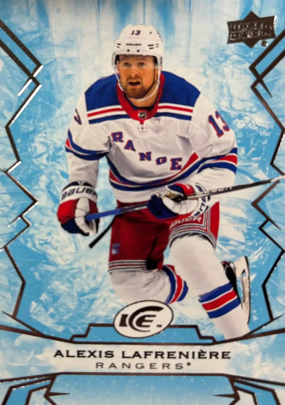 Хоккей. Карточка Алексис Лафреньер New York Rangers/Нью-Йорк Рейнджерс НХЛ/NHL