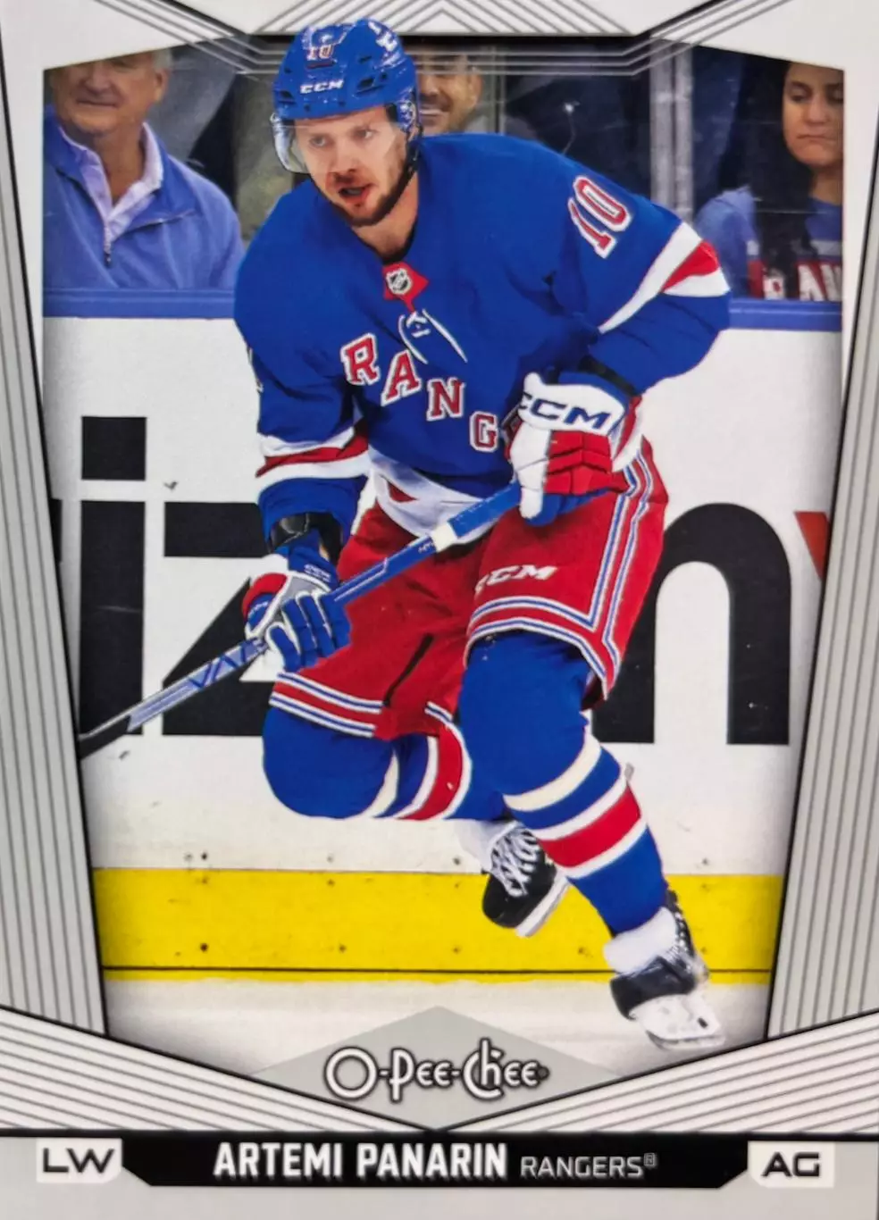 Хоккей. Карточка Артемий Панарин New York Rangers/Рейнджерс, СКА, Витязь НХЛ/КХЛ