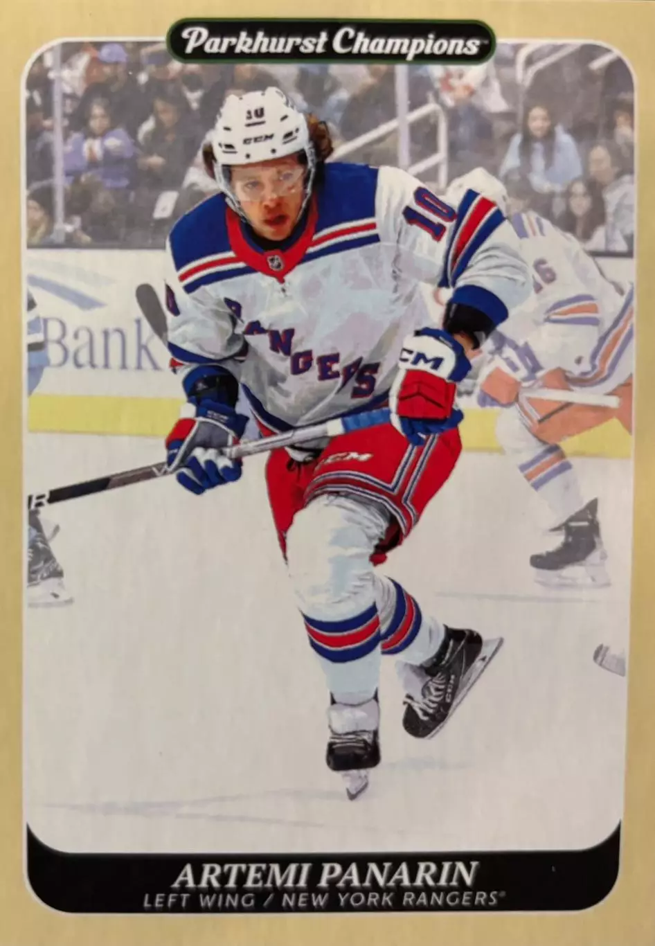 Хоккей. Карточка Артемий Панарин New York Rangers/Рейнджерс, СКА, Витязь НХЛ-КХЛ
