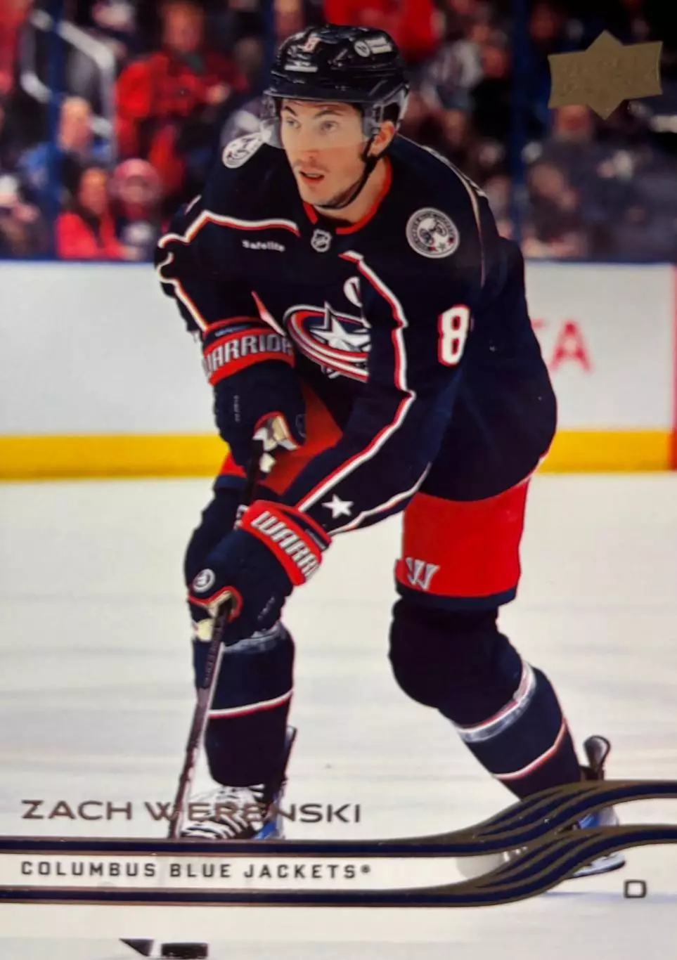 Карточка Zach Werenski/Зак Веренски Columbus Blue Jackets/Коламбус НХЛ-NHL