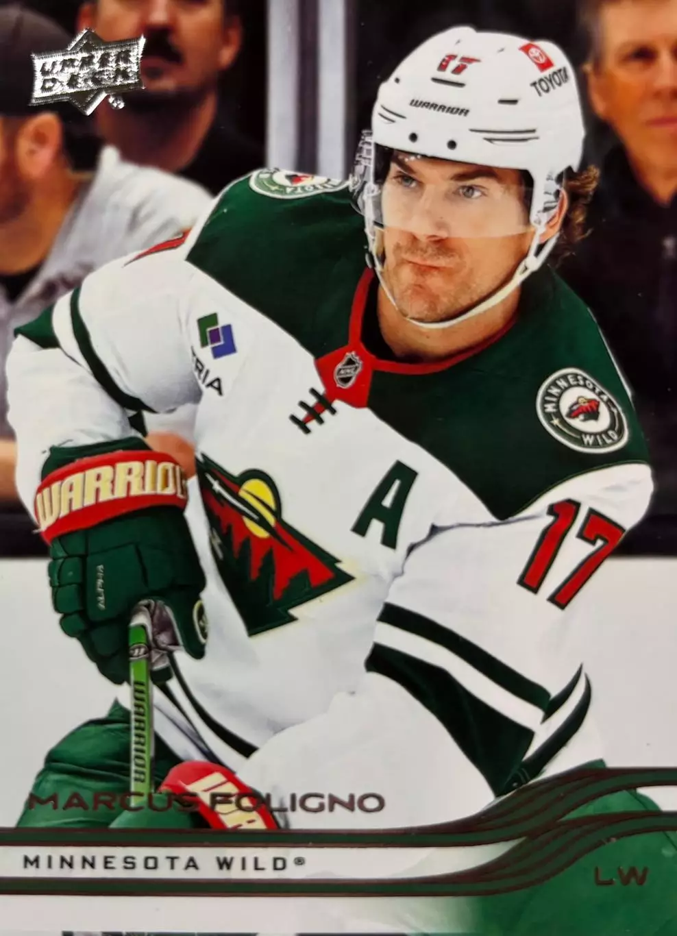 Хоккей. Карточка Marcus Foligno-Маркус Фолиньо Minnesota Wild-Миннесота НХЛ NHL
