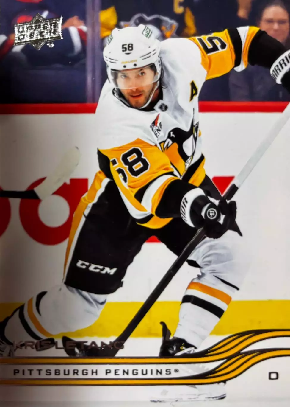 Хоккей Карточка Kris Letang-Крис Летанг Pittsburgh Penguins - Питтсбург НХЛ NHL