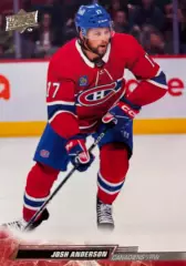 Хоккей. Карточка Josh Anderson-Джош Андерсон Montreal Canadiens-Монреаль НХЛ-NHL