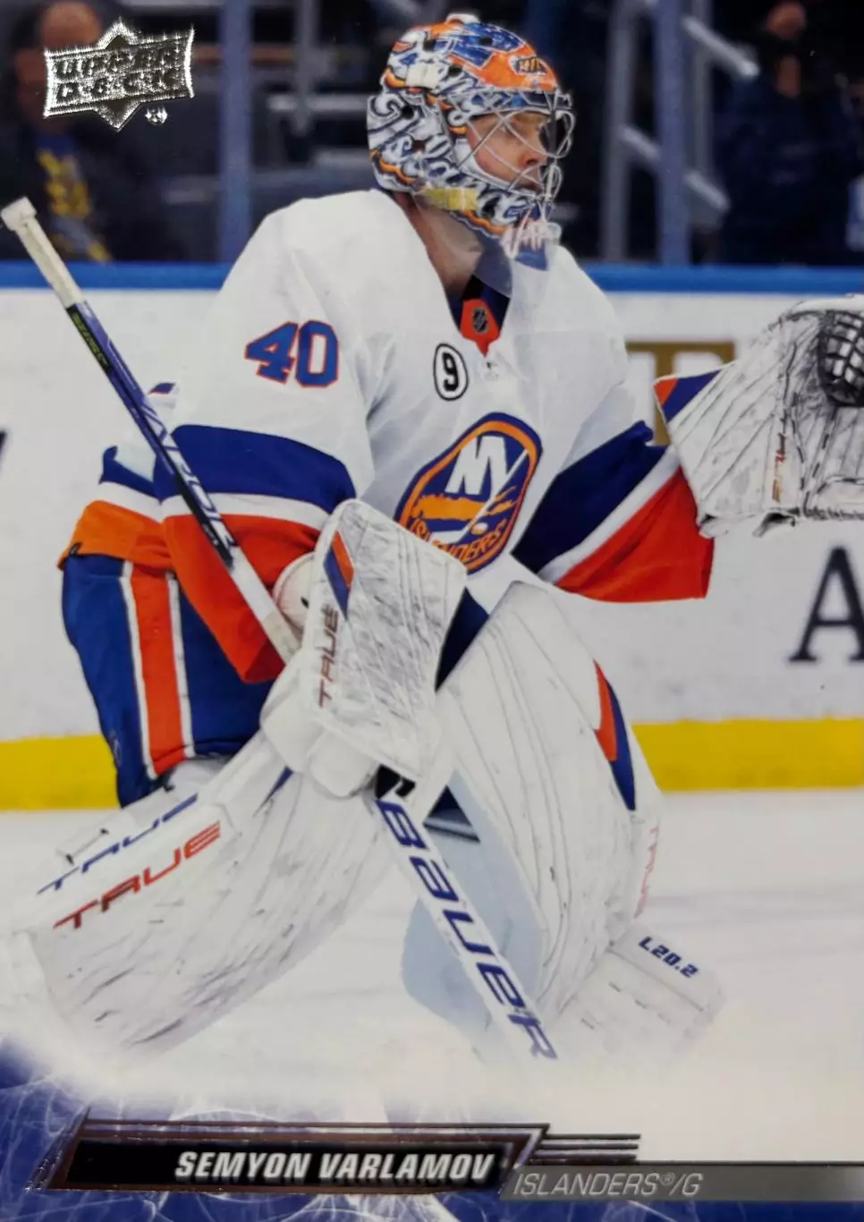 Хоккей. Карточка Семен Варламов New York Islanders, Локомотив Ярославль НХЛ-КХЛ