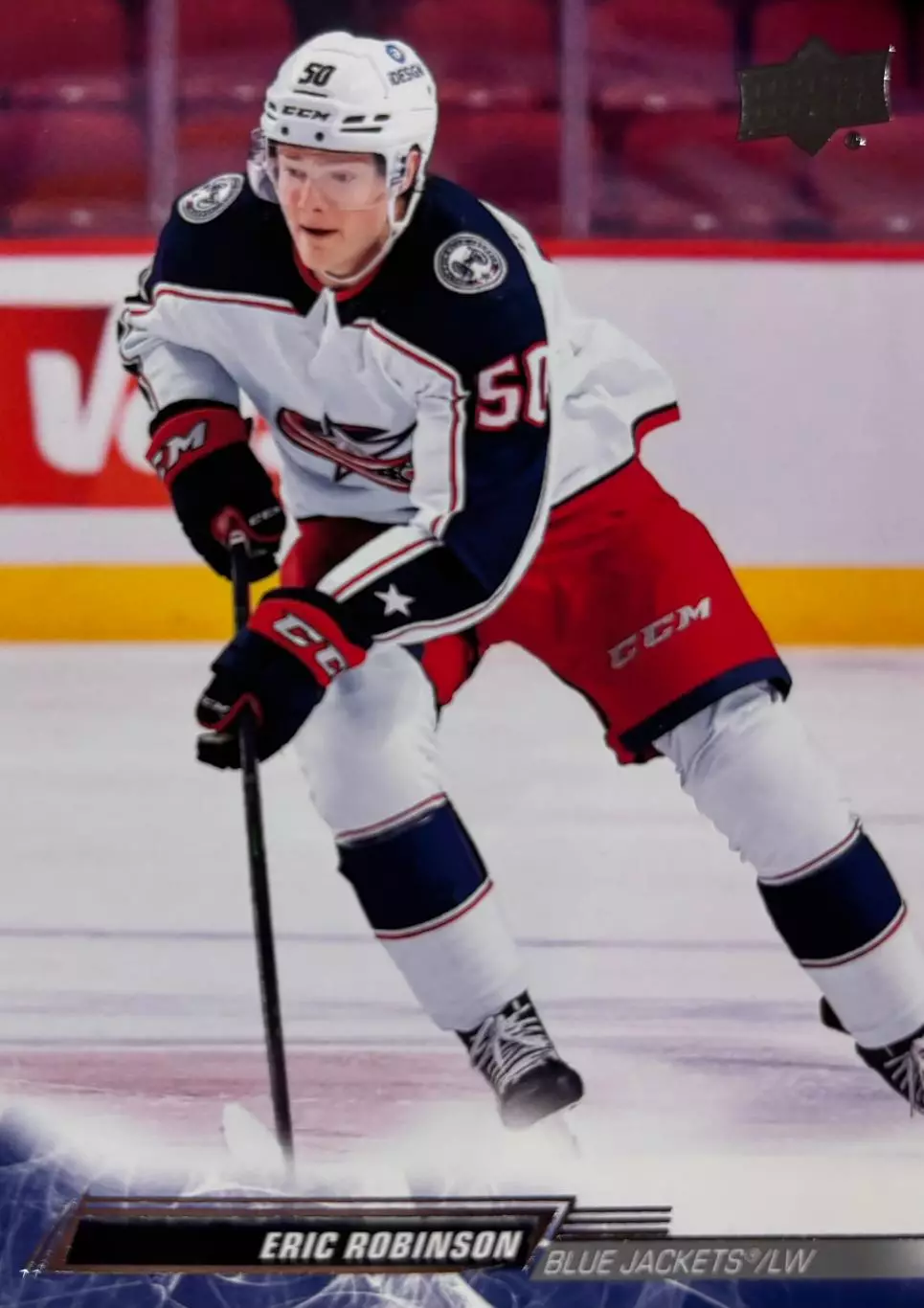 Карточка Eric Robinson - Эрик Робинсон Columbus Blue Jackets - Коламбус НХЛ/NHL