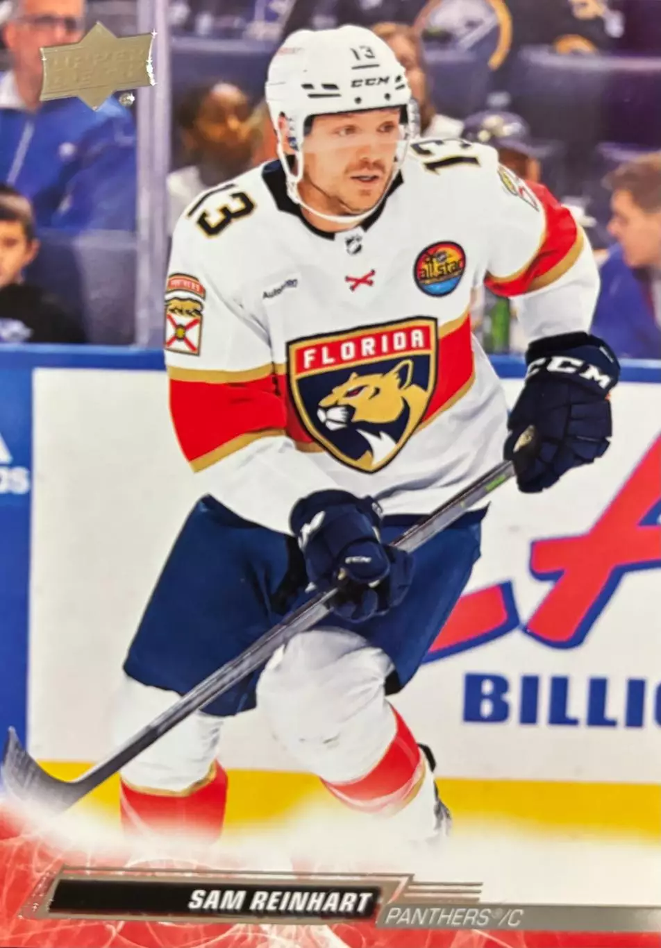 Хоккей. Карточка Sam Reinhart - Сэм Райнхарт Florida Panthers - Флорида НХЛ NHL