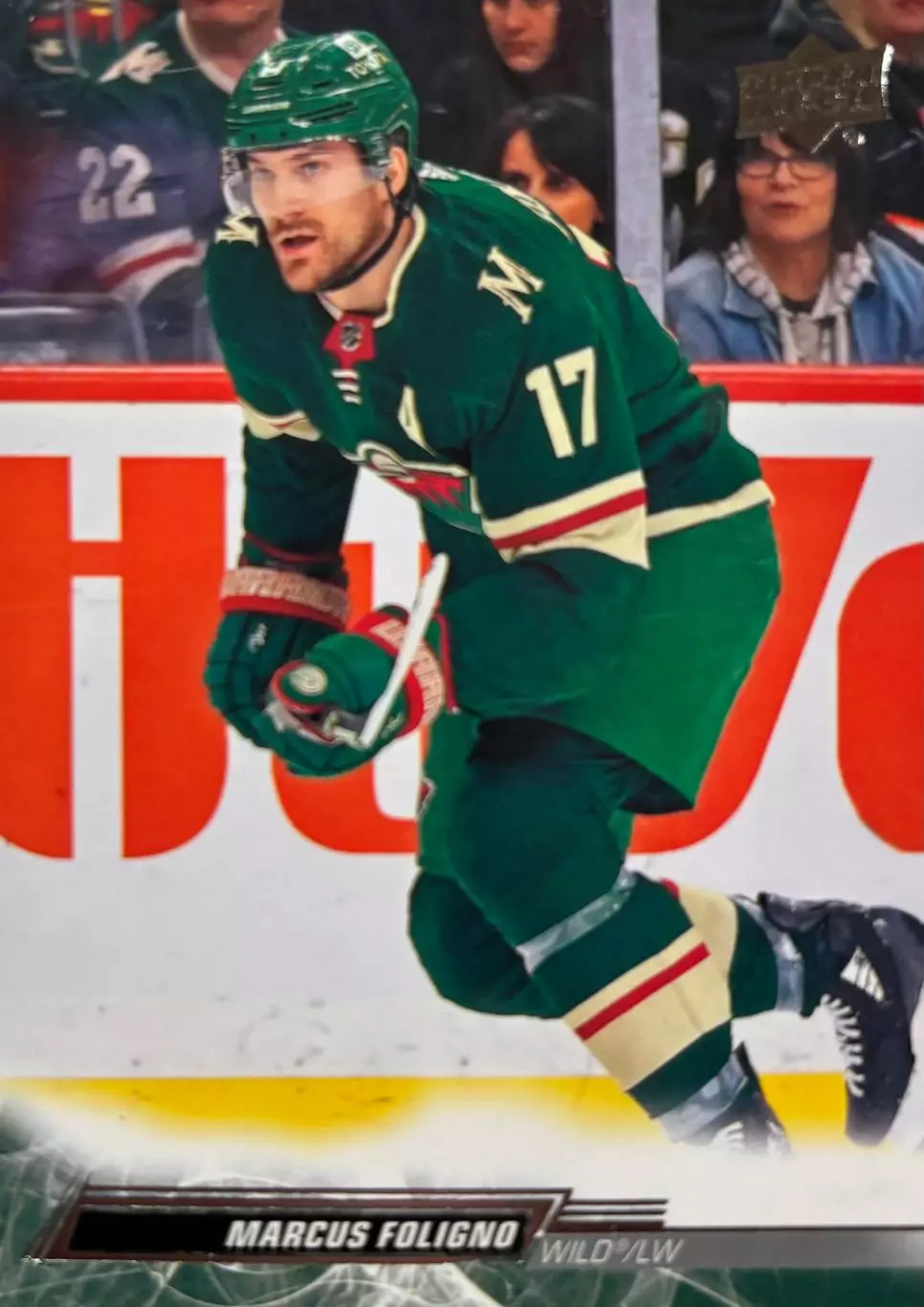 Хоккей. Карточка Marcus Foligno-Маркус Фолиньо Minnesota Wild-Миннесота НХЛ NHL